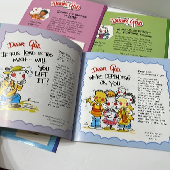 Dear God Letters Book Set of 4 NEW - Picture 3 of 3